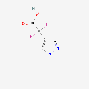 2-(1-(tert-Butyl)-1H-pyrazol-4-yl)-2,2-difluoroacetic acid