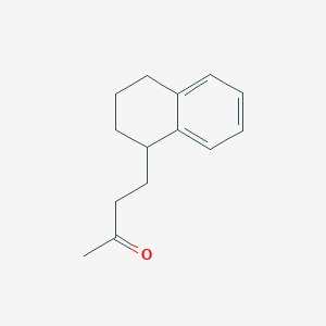 molecular formula C14H18O B13539373 4-(1,2,3,4-Tetrahydronaphthalen-1-yl)butan-2-one 