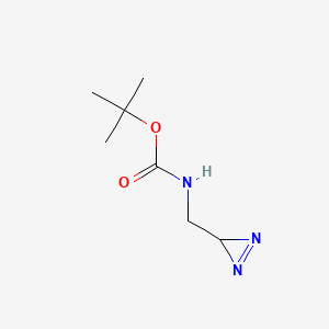 tert-butyl N-[(3H-diazirin-3-yl)methyl]carbamate