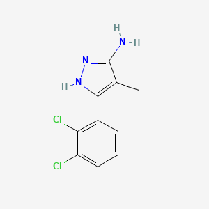 3-(2,3-Dichlorophenyl)-4-methyl-1h-pyrazol-5-amine