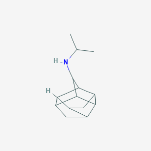 N-(propan-2-yl)pentacyclo[6.3.0.0^{2,6}.0^{3,10}.0^{5,9}]undecan-4-amine