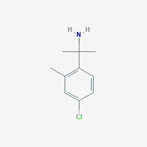 2-(4-Chloro-2-methylphenyl)propan-2-amine