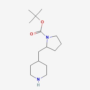 Tert-butyl2-[(piperidin-4-yl)methyl]pyrrolidine-1-carboxylate