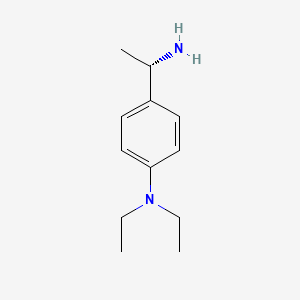 4-[(1S)-1-aminoethyl]-N,N-diethylaniline