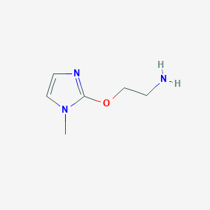 2-((1-Methyl-1h-imidazol-2-yl)oxy)ethan-1-amine