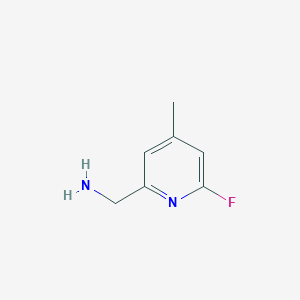 (6-Fluoro-4-methylpyridin-2-YL)methylamine