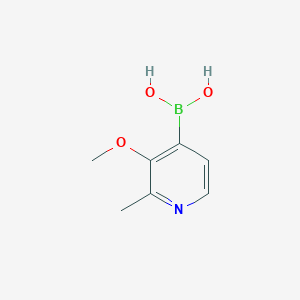 molecular formula C7H10BNO3 B13539577 (3-Methoxy-2-methylpyridin-4-yl)boronic acid 