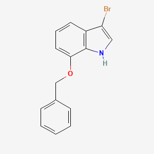 7-(benzyloxy)-3-bromo-1H-indole