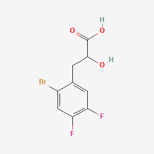 3-(2-Bromo-4,5-difluorophenyl)-2-hydroxypropanoic acid