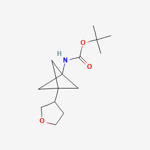 tert-butylN-[3-(oxolan-3-yl)bicyclo[1.1.1]pentan-1-yl]carbamate