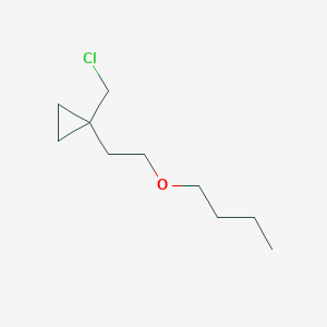 1-(2-Butoxyethyl)-1-(chloromethyl)cyclopropane