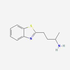 4-(Benzo[d]thiazol-2-yl)butan-2-amine