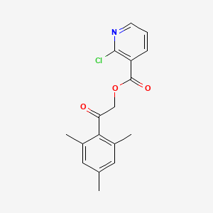 [2-Oxo-2-(2,4,6-trimethylphenyl)ethyl] 2-chloropyridine-3-carboxylate