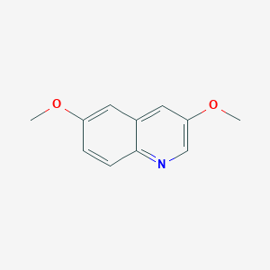 molecular formula C11H11NO2 B13539737 3,6-Dimethoxyquinoline 