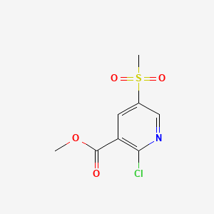 Methyl 2-chloro-5-methanesulfonylpyridine-3-carboxylate