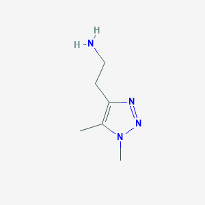 2-(dimethyl-1H-1,2,3-triazol-4-yl)ethan-1-amine