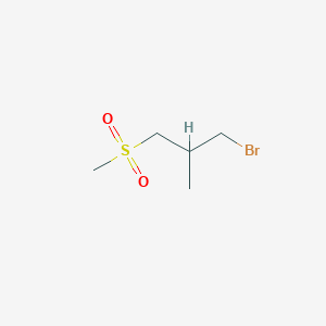 1-Bromo-2-methyl-3-(methylsulfonyl)propane