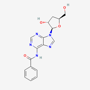molecular formula C17H17N5O4 B1353984 N6-苯甲酰-3'-去氧腺苷 CAS No. 76902-49-3