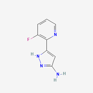 5-(3-fluoropyridin-2-yl)-1H-pyrazol-3-amine