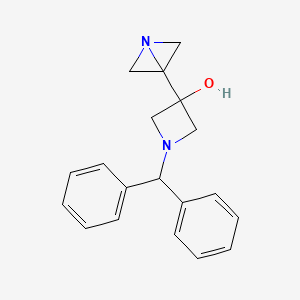 3-{1-Azabicyclo[1.1.0]butan-3-yl}-1-(diphenylmethyl)azetidin-3-ol