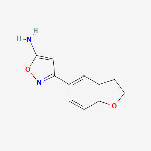 3-(2,3-Dihydrobenzofuran-5-yl)isoxazol-5-amine