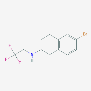 6-bromo-N-(2,2,2-trifluoroethyl)-1,2,3,4-tetrahydronaphthalen-2-amine