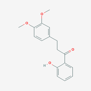 molecular formula C17H18O4 B1353993 1-丙酮，3-(3,4-二甲氧基苯基)-1-(2-羟基苯基)- CAS No. 86383-39-3