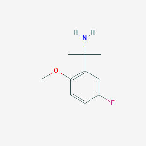 2-(5-Fluoro-2-methoxyphenyl)propan-2-amine