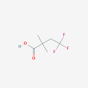 molecular formula C6H9F3O2 B1353998 4,4,4-三氟-2,2-二甲基丁酸 CAS No. 939399-07-2