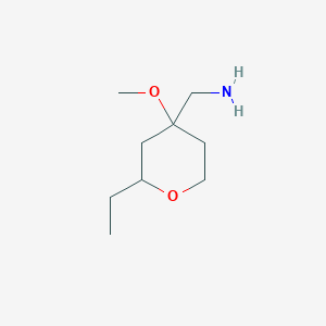 (2-Ethyl-4-methoxytetrahydro-2h-pyran-4-yl)methanamine