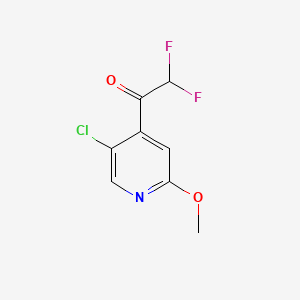 1-(5-Chloro-2-methoxypyridin-4-yl)-2,2-difluoroethanone