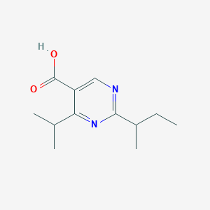 2-(Sec-butyl)-4-isopropylpyrimidine-5-carboxylic acid