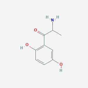 2-Amino-1-(2,5-dihydroxyphenyl)propan-1-one