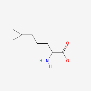 Methyl 2-amino-5-cyclopropylpentanoate