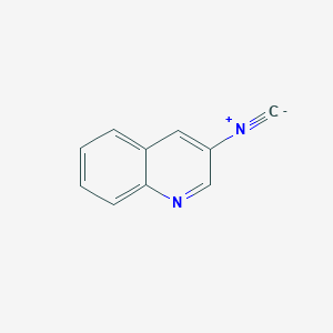 molecular formula C10H6N2 B13540164 3-Isocyanoquinoline CAS No. 119520-43-3