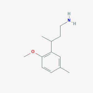 3-(2-Methoxy-5-methylphenyl)butan-1-amine