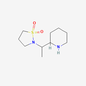 2-(1-(Piperidin-2-yl)ethyl)isothiazolidine 1,1-dioxide