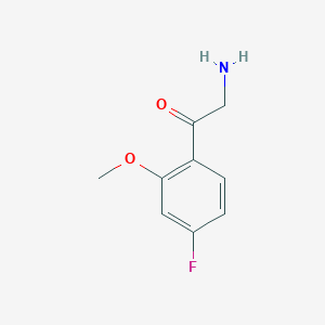 2-Amino-1-(4-fluoro-2-methoxyphenyl)ethanone