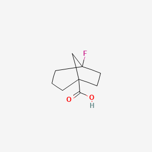 5-Fluorobicyclo[3.2.1]octane-1-carboxylicacid