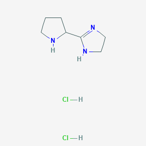 2-(pyrrolidin-2-yl)-4,5-dihydro-1H-imidazoledihydrochloride