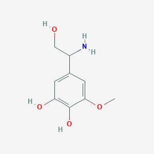 5-(1-Amino-2-hydroxyethyl)-3-methoxybenzene-1,2-diol