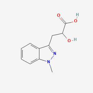 2-Hydroxy-3-(1-methyl-1h-indazol-3-yl)propanoic acid