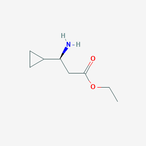 Ethyl (S)-3-amino-3-cyclopropylpropanoate