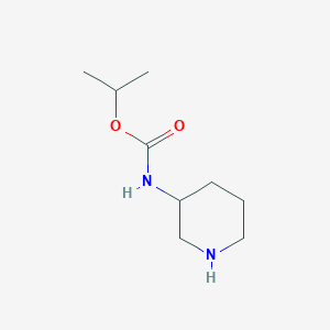 molecular formula C9H18N2O2 B13540289 Isopropyl piperidin-3-ylcarbamate 