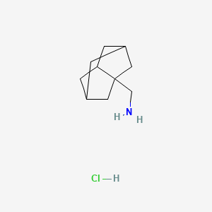 {Tricyclo[3.3.1.0,3,7]nonan-3-yl}methanamine hydrochloride