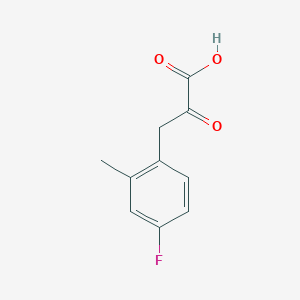 3-(4-Fluoro-2-methylphenyl)-2-oxopropanoic acid