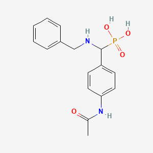 [(Benzylamino)(4-acetamidophenyl)methyl]phosphonic acid