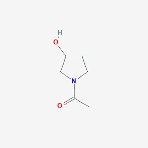 molecular formula C6H11NO2 B1354037 1-(3-羟基吡咯烷-1-基)乙酮 CAS No. 23123-19-5