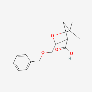 3-[(Benzyloxy)methyl]-1-methyl-2-oxabicyclo[2.1.1]hexane-4-carboxylicacid