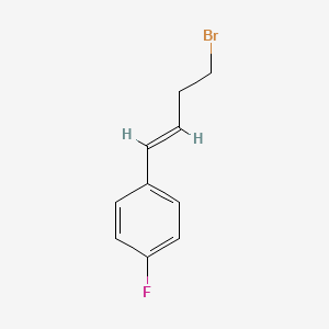 1-((E)-4-bromobut-1-enyl)-4-fluorobenzene